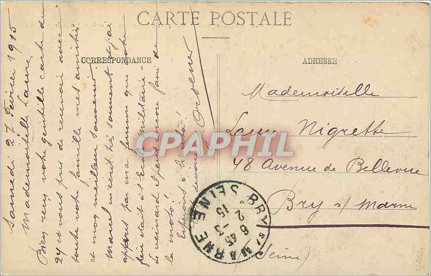 CPA Verdun sur Meuse Vue generale Le Theatre et la Cathedrale  — Rückseite
