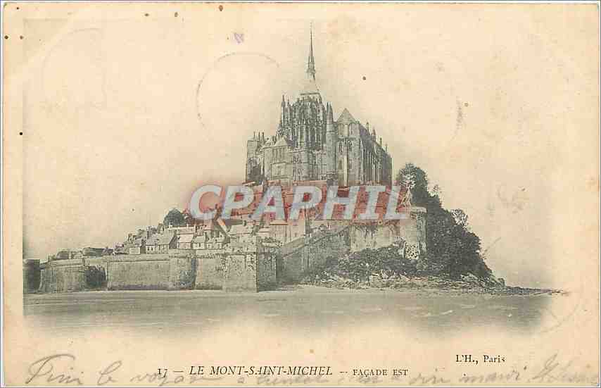 CPA Le Mont Saint Michel Facade Est 