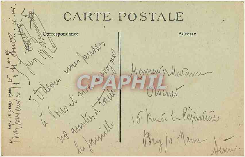 Orléans — Le Mail — Le Kiosque de Musique — Éditeur DRLÉANS, n° 263 — Rückseite