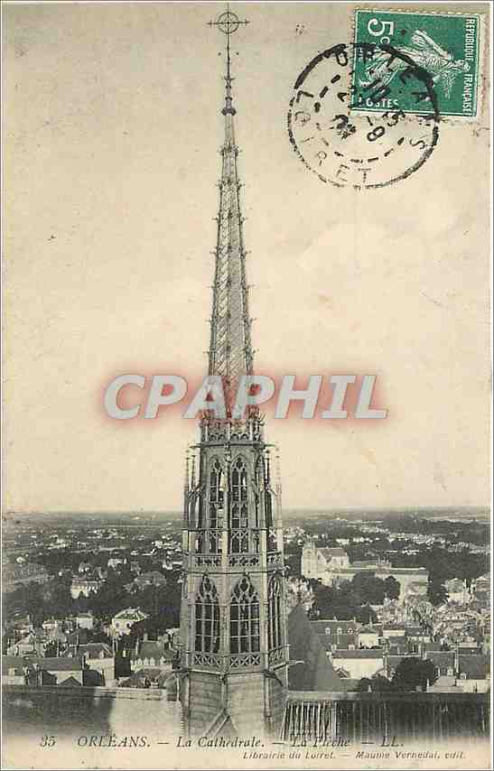 CPA Orleans La Cathedrale La Fleche 