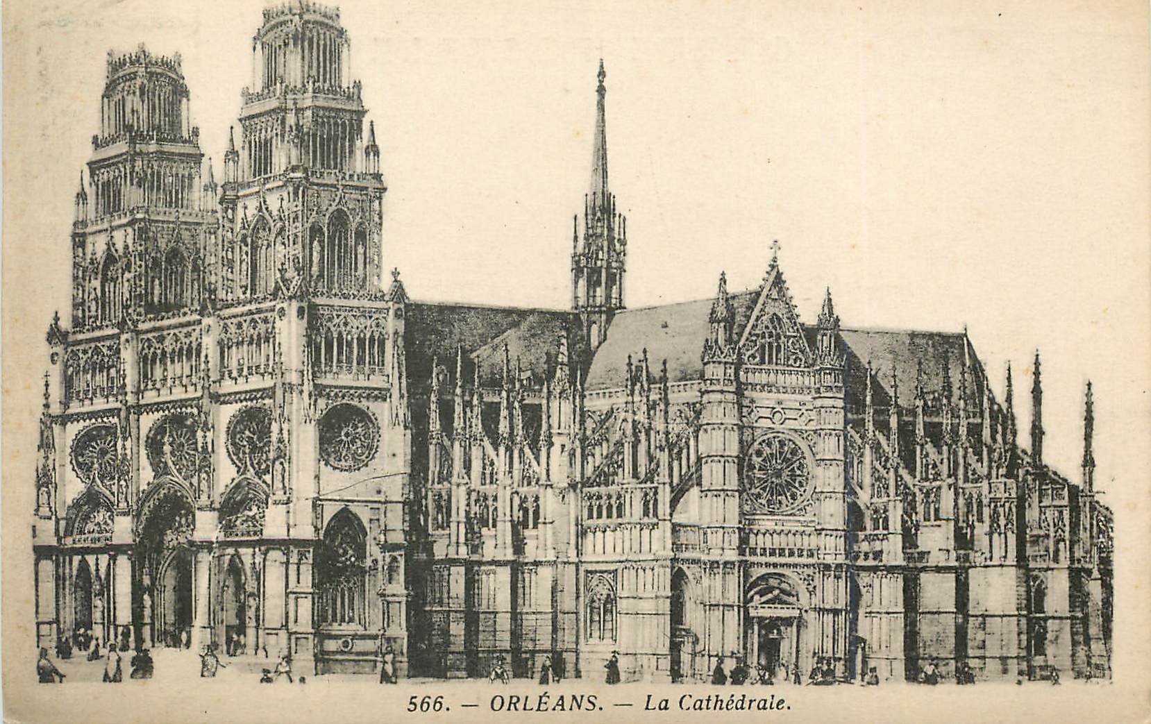 Orléans — La Cathédrale — 566 — Orléans — La Cathédrale.
