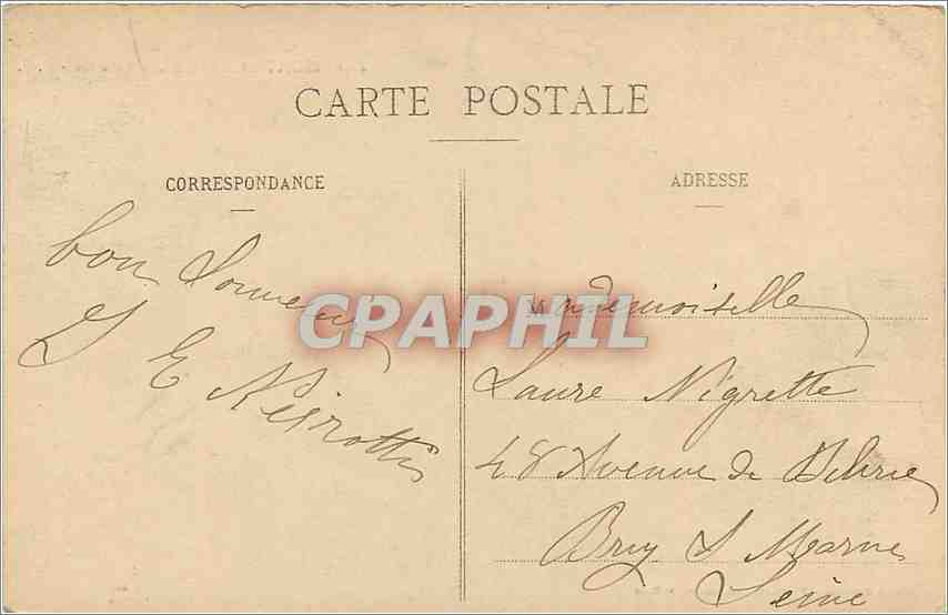 CPA Mont St Michel Cote Est Botrel — Verso