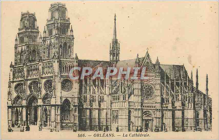 Orléans — La Cathédrale — éditeur André Garnier, n° 566