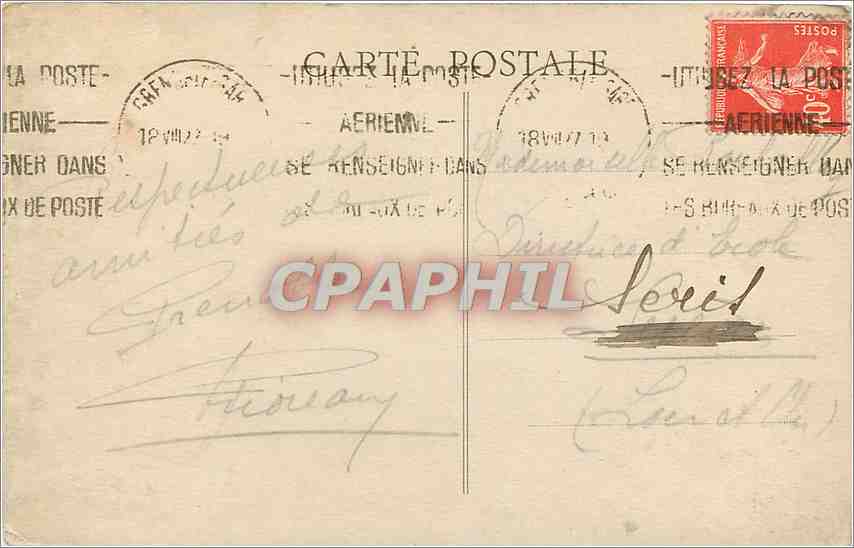 CPA Grenoble La Place Victor Hugo et les Forts  — Rückseite