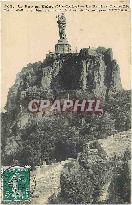 CPA Le Puy en Velay Hte Loire Le Rocher Corneille 