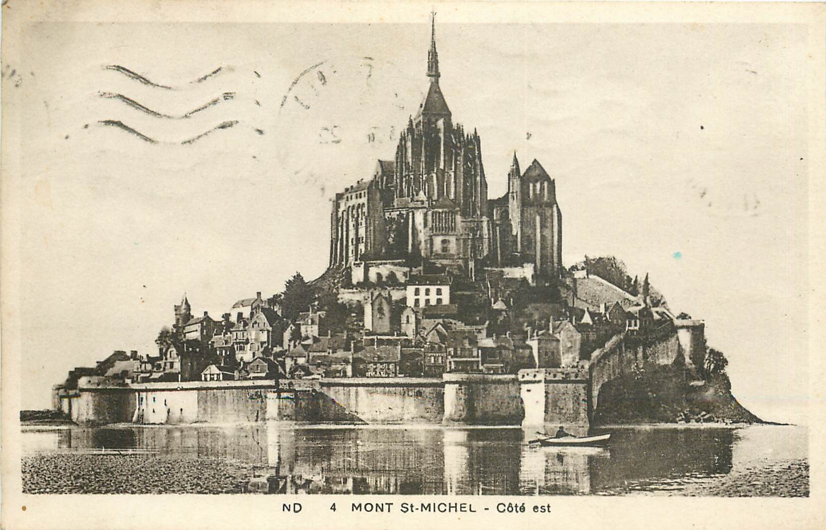 CPA Mont St Michel Cote Est 