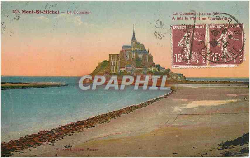 CPA Mont St Michel Le Couasnon 