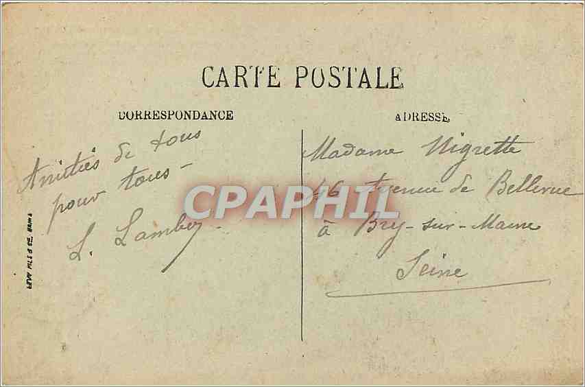 CPA Langeais Le Chateau Facade Meridionale  — Verso