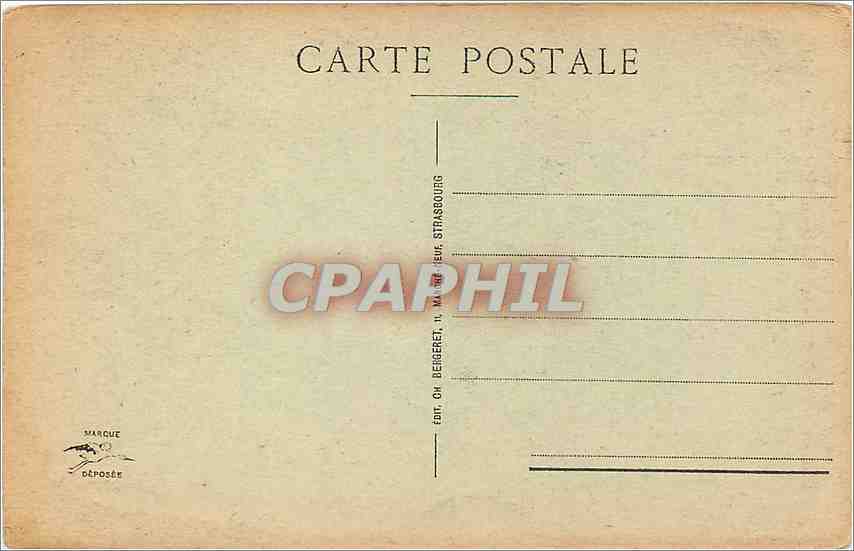 CPA Strasbourg Les Ponts du Rhin pres de Kehl  — Rückseite