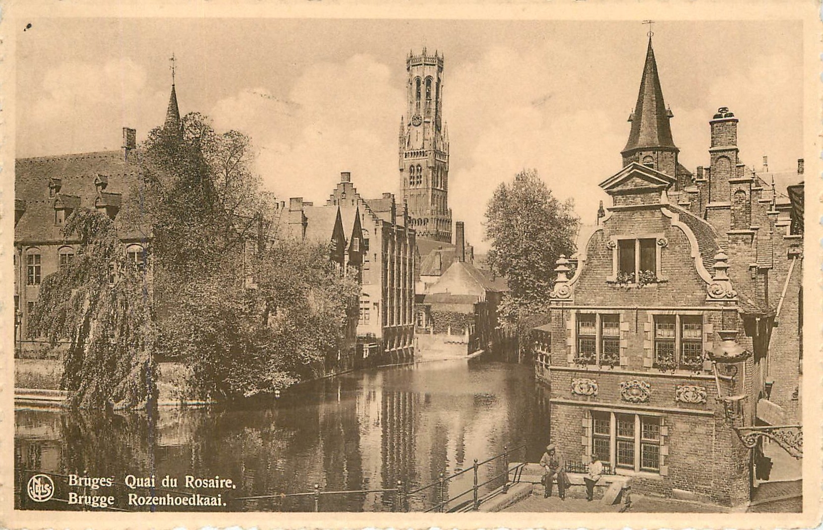 CPA Bruges Quai du Rosaire 