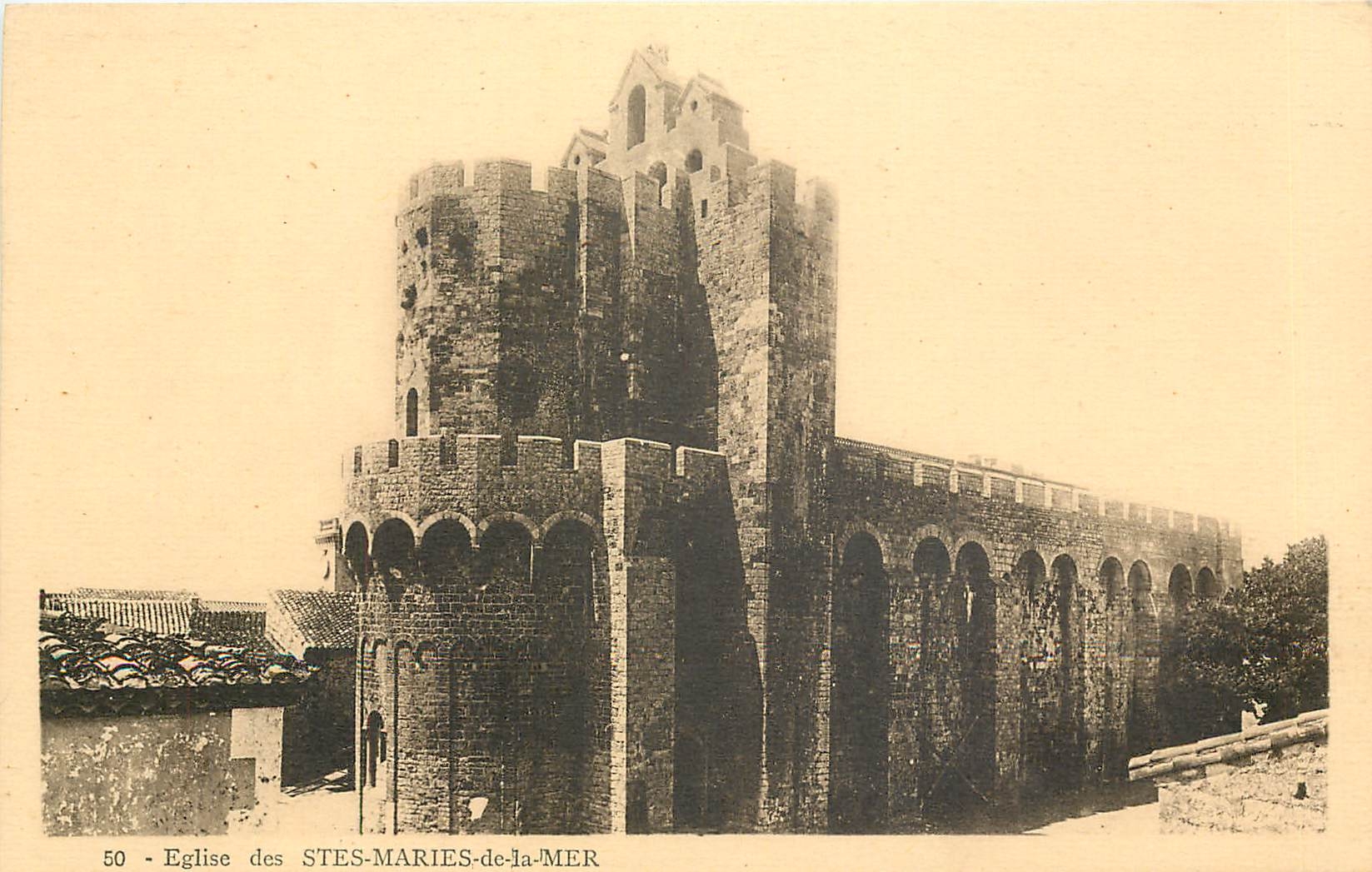 CPA Eglise des Stes Maries de la Mer 