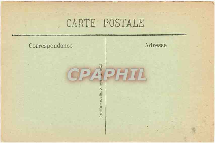 CPA Environs du Mont Dore Roche Tuiliere et Roche Sanadoire  — Verso