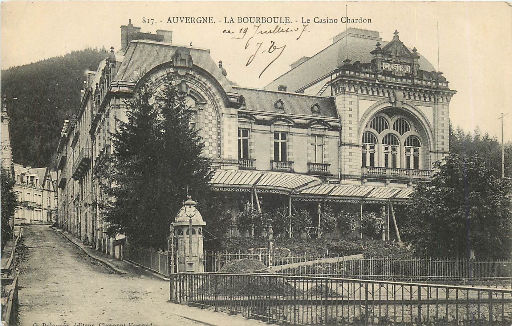CPA Auvergne La Bourboule Le Casino Chardon 