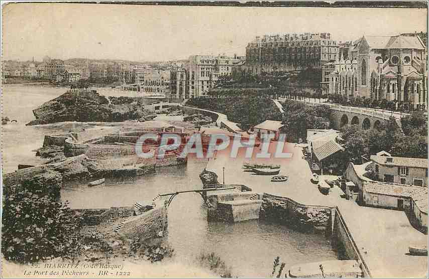 CPA Biarritz Cote Basque Le Port des Pecheurs 