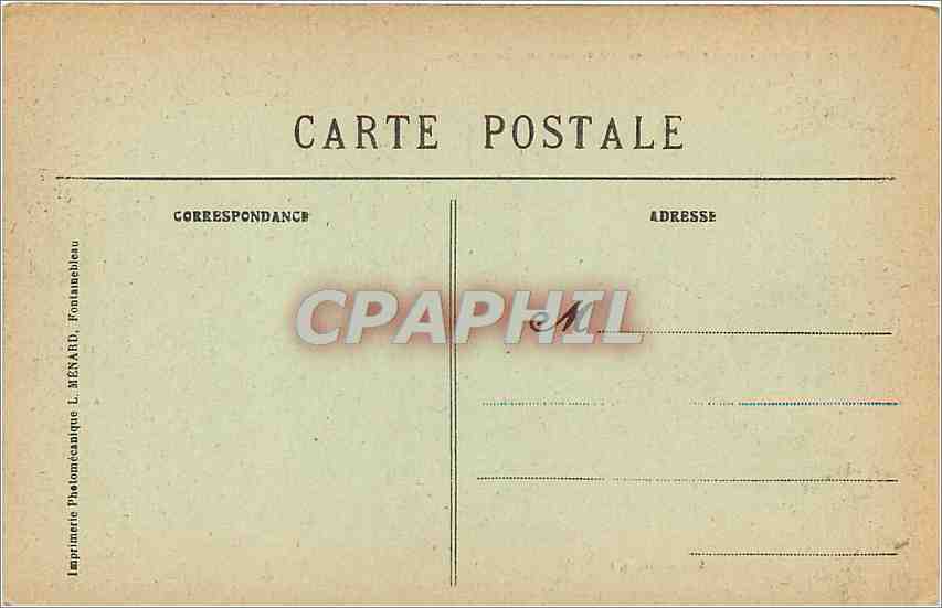 CPA La Bourboule Vallee de Vendeix et Bois de Charlannes  — Rückseite
