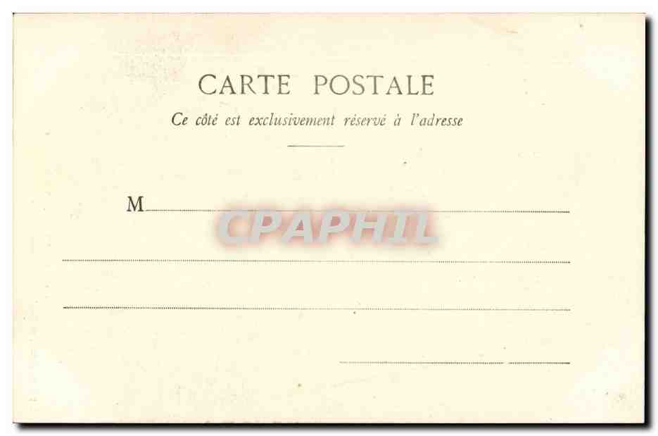 Auvergne - Vieille Fileuse — Lib. Bougé-Béal, 21 Rue de l'Écu, Clermont-Ferrand — Verso
