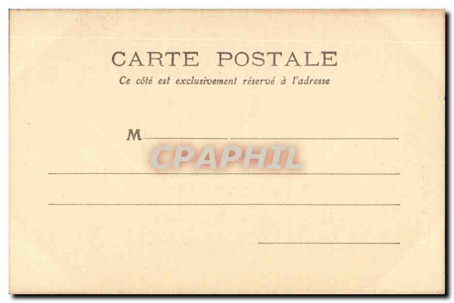 CPA Folklore Costume L'auvergne CPA Un patre TOP — Verso