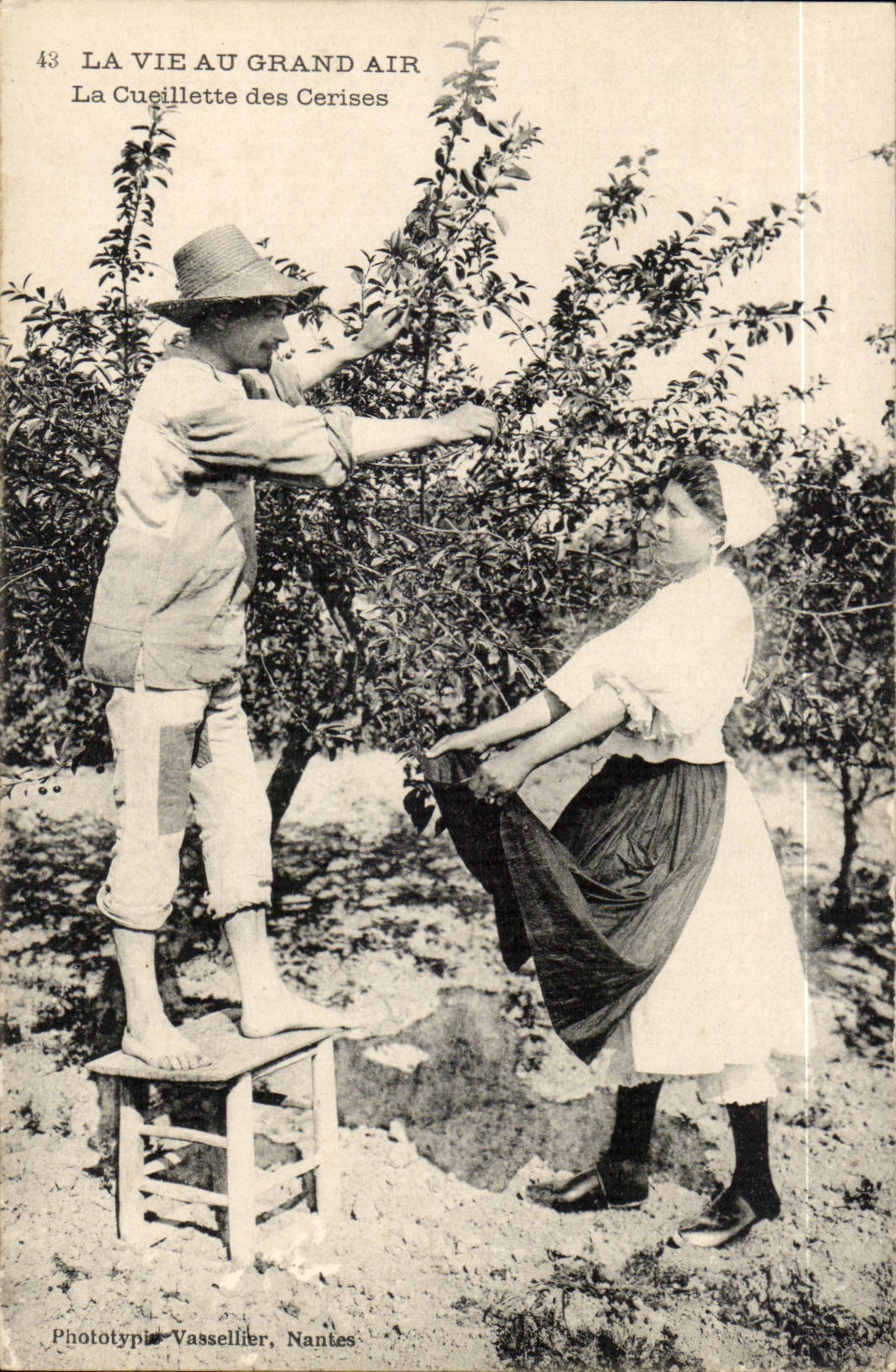 La Cueillette des Cerises — Phototypie Vassellier, Nantes