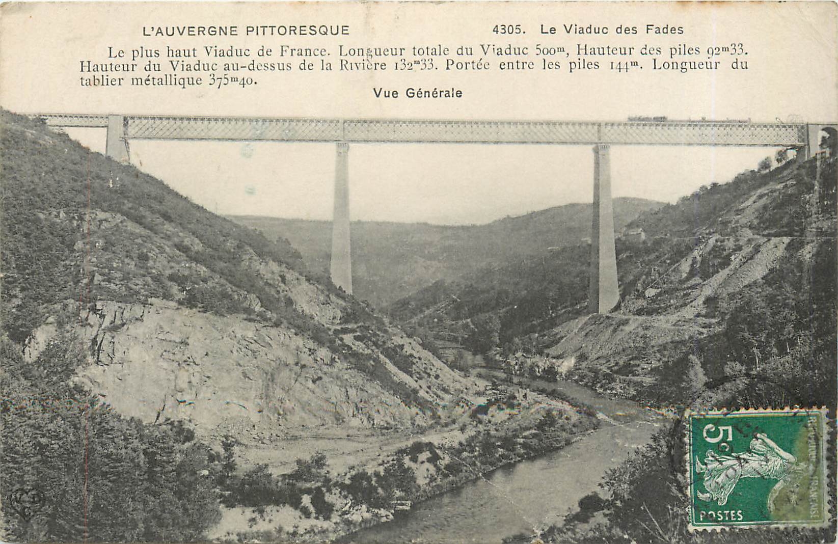 CPA L'AUVERGNE PITTORESQUE Le Viaduc des Fades