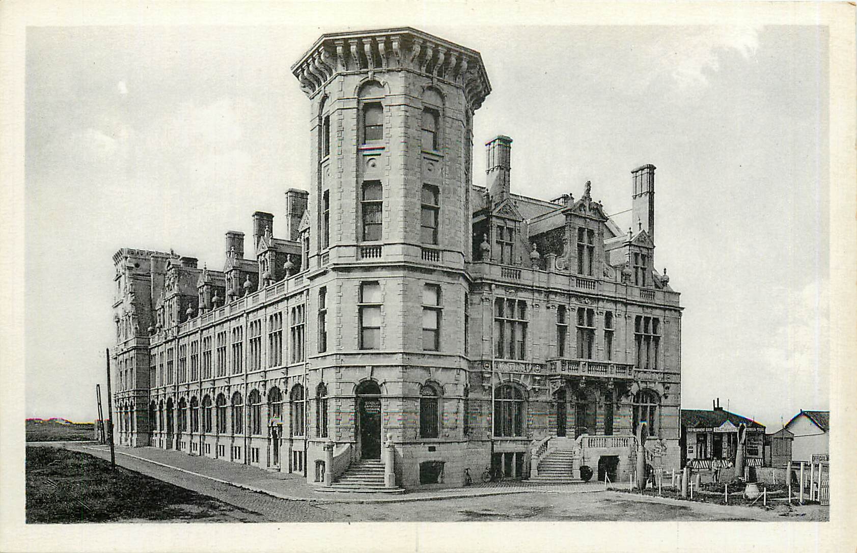 CPA ZEEBRUGGE Museum Hotel des postes et Musée