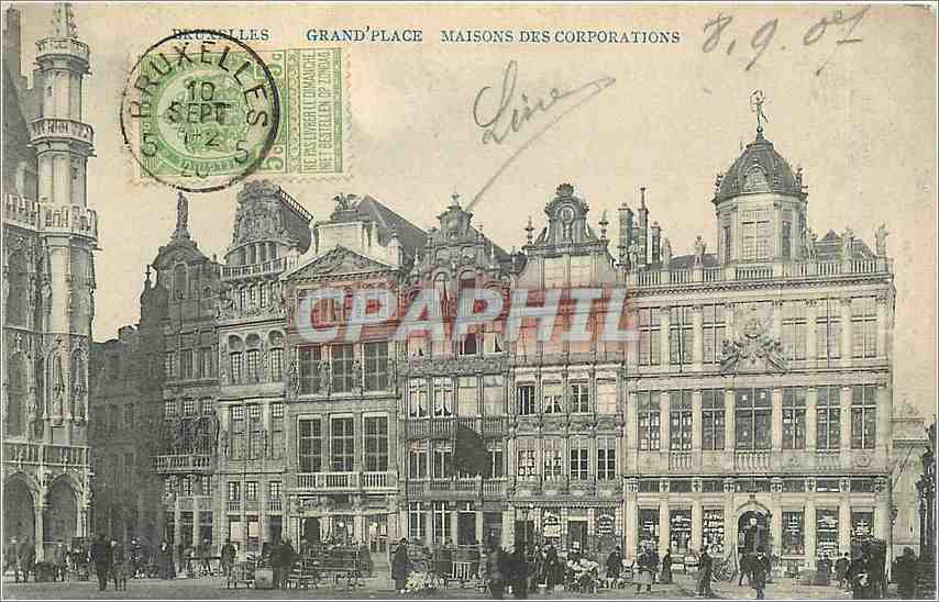 CPA Bruxelles Grand'Place  Maisons des Corporations