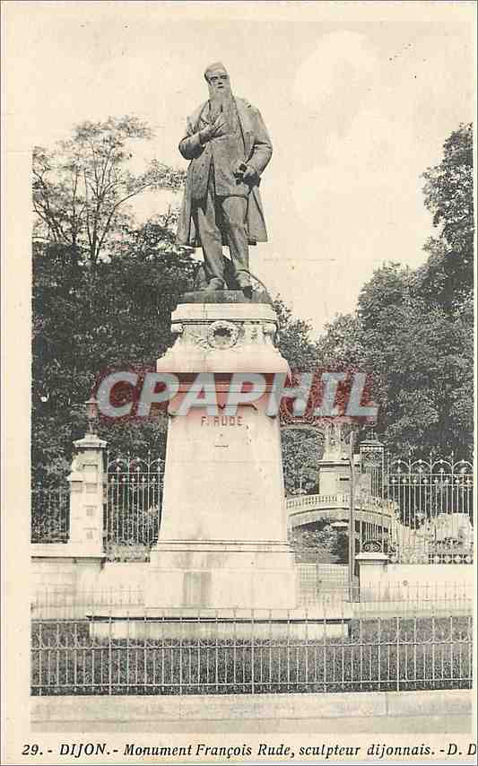 CPA Dijon Monument François Rude