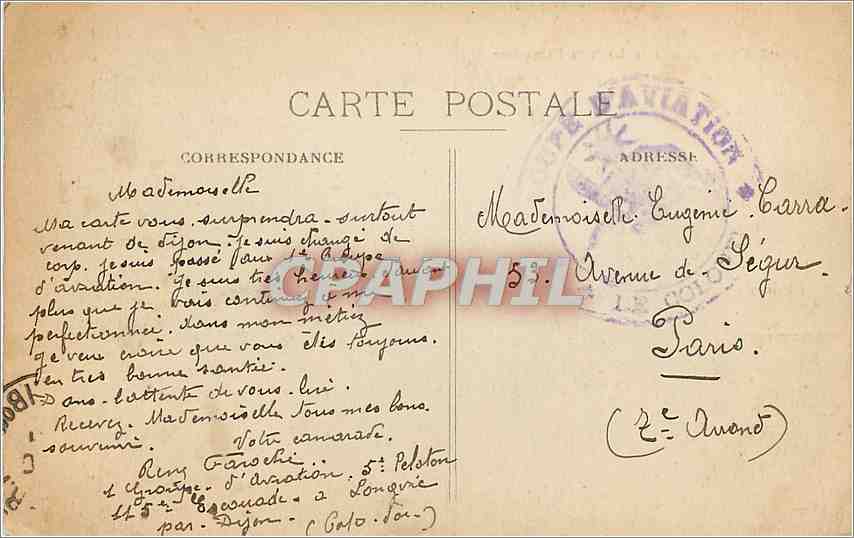 CPA Dijon Un coin du Jardin de l'Arquebuse — Rückseite