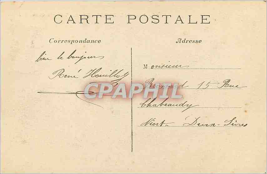CPA Bois de VINCENNES - Le Temple Grec — Rückseite