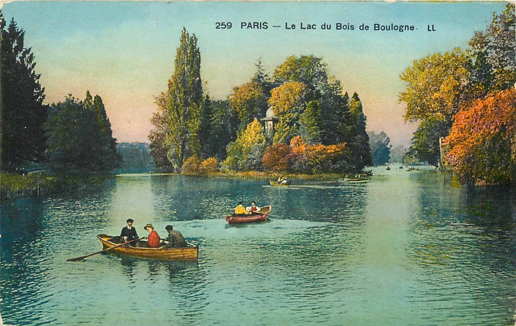 CPA Paris Le Lac Bois de Boulogne