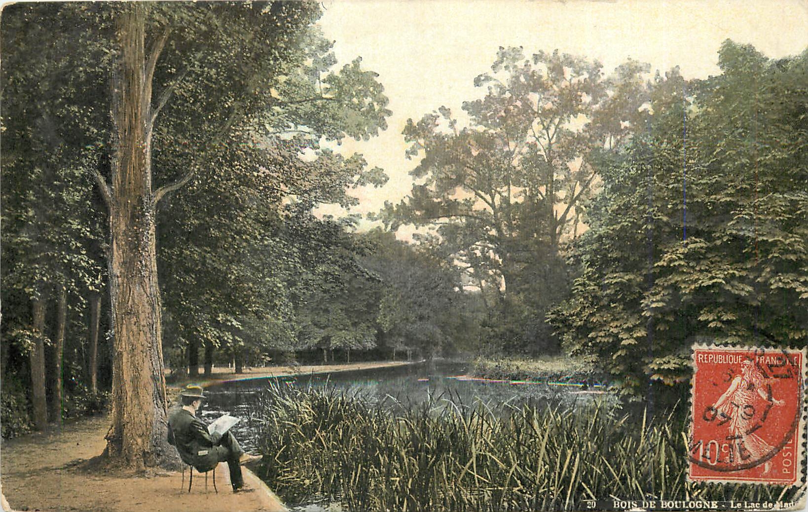 CPA Bois de VINCENNES - Le Lac Daumesnil