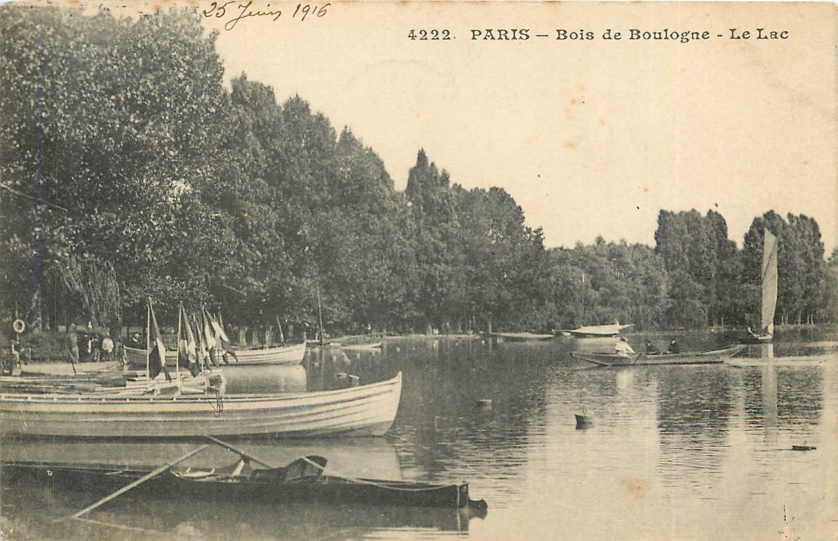 CPA Paris  Bois de Boulogne Le Lac