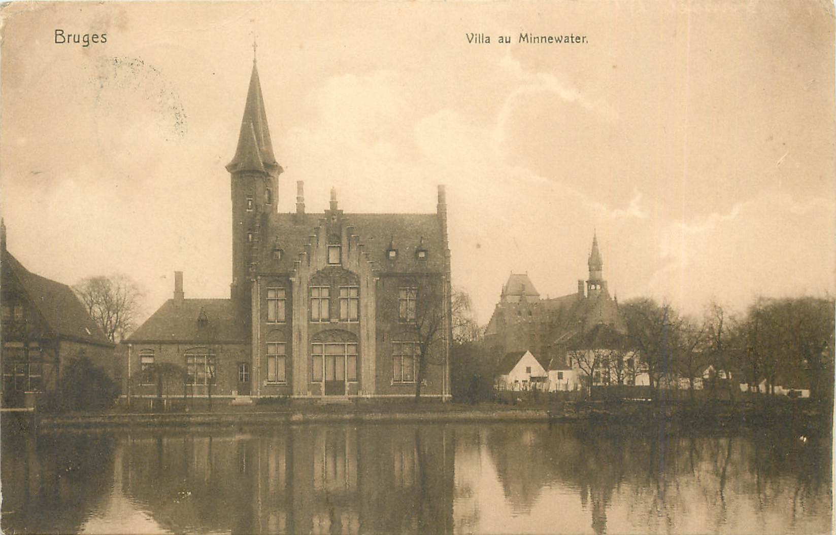 CPA Bruges Villa au Minnewater