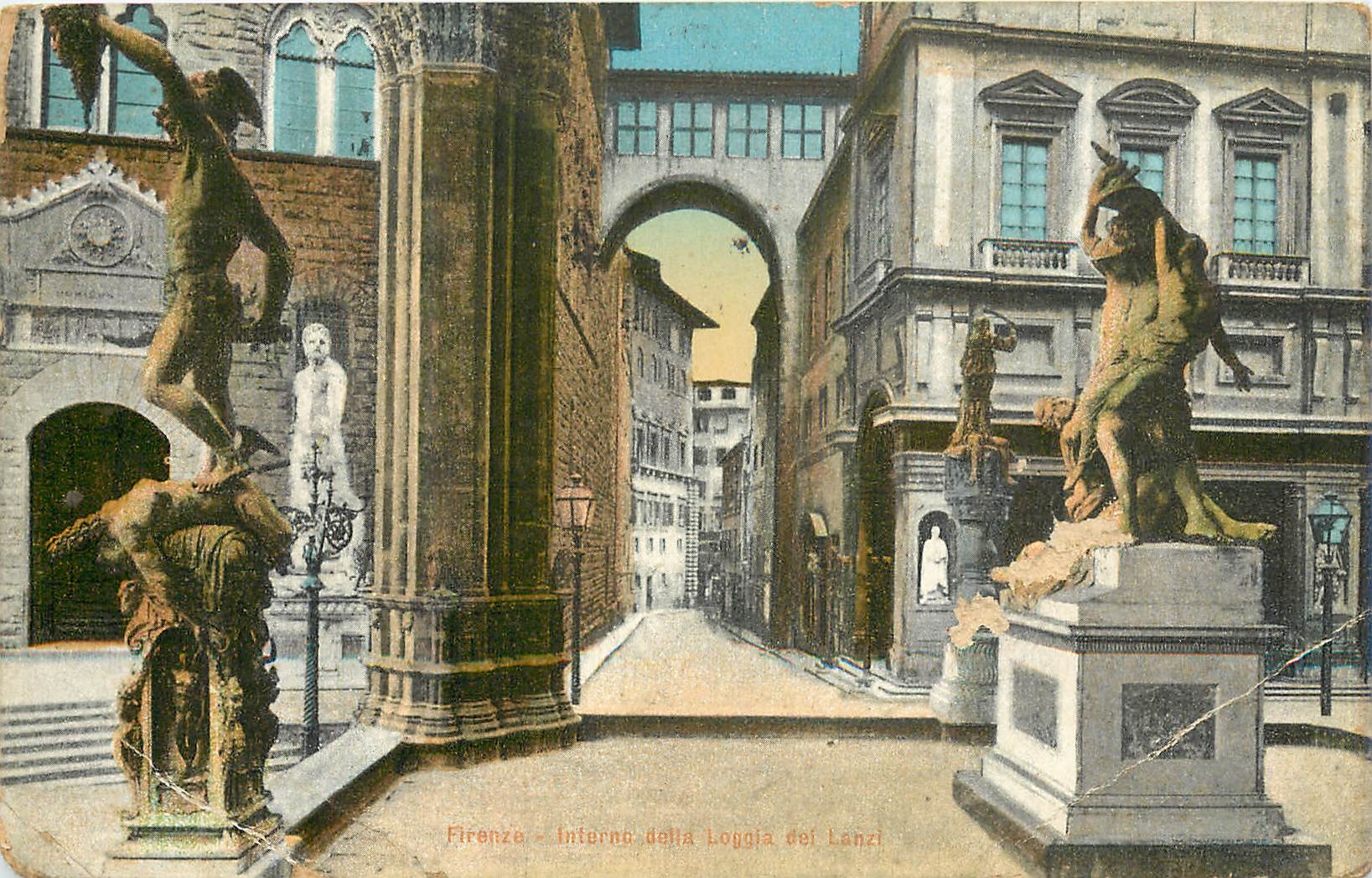 CPA FIRENZE Interno dalla Loggia del Lanzi