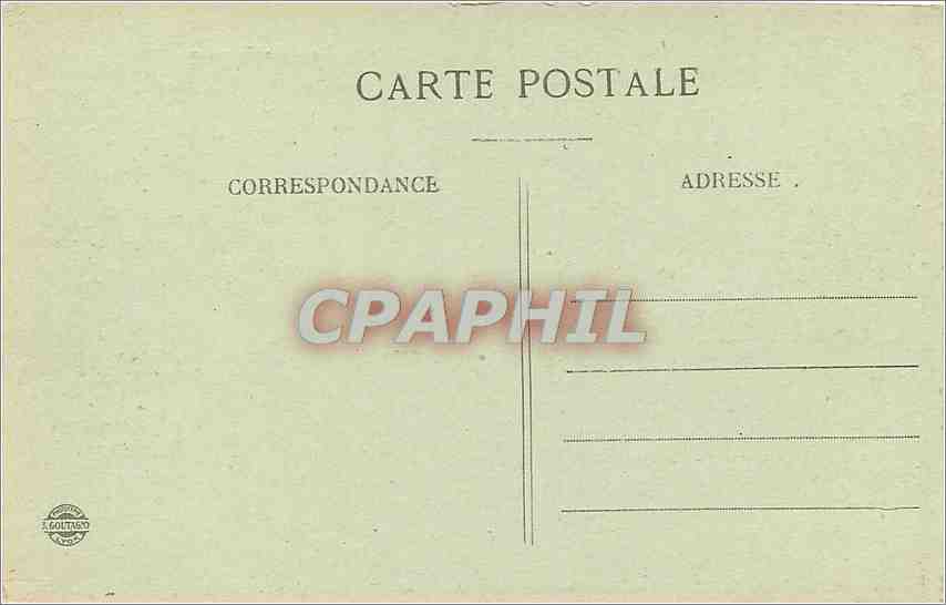 CPA LYON Place des terreaux - L'Hotel de vile — Verso