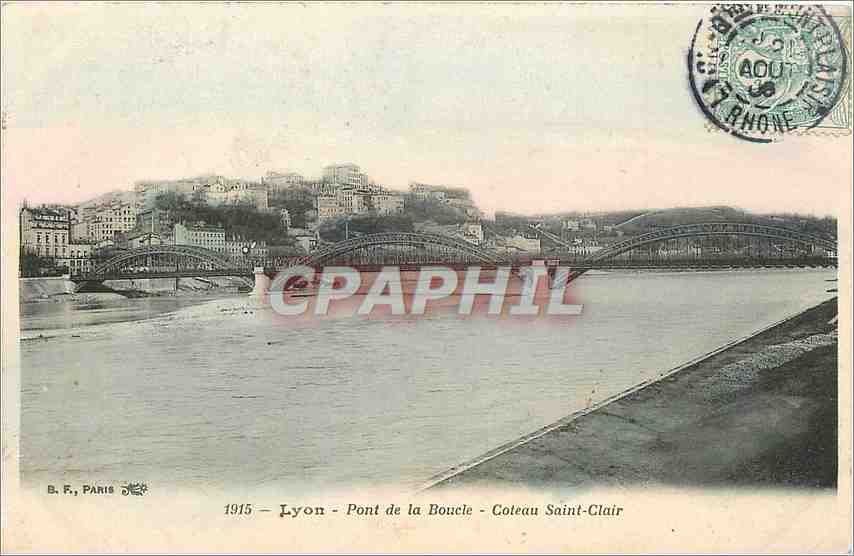 CPA Lyon Pont de la Boucle - Coteau Saint-Clair