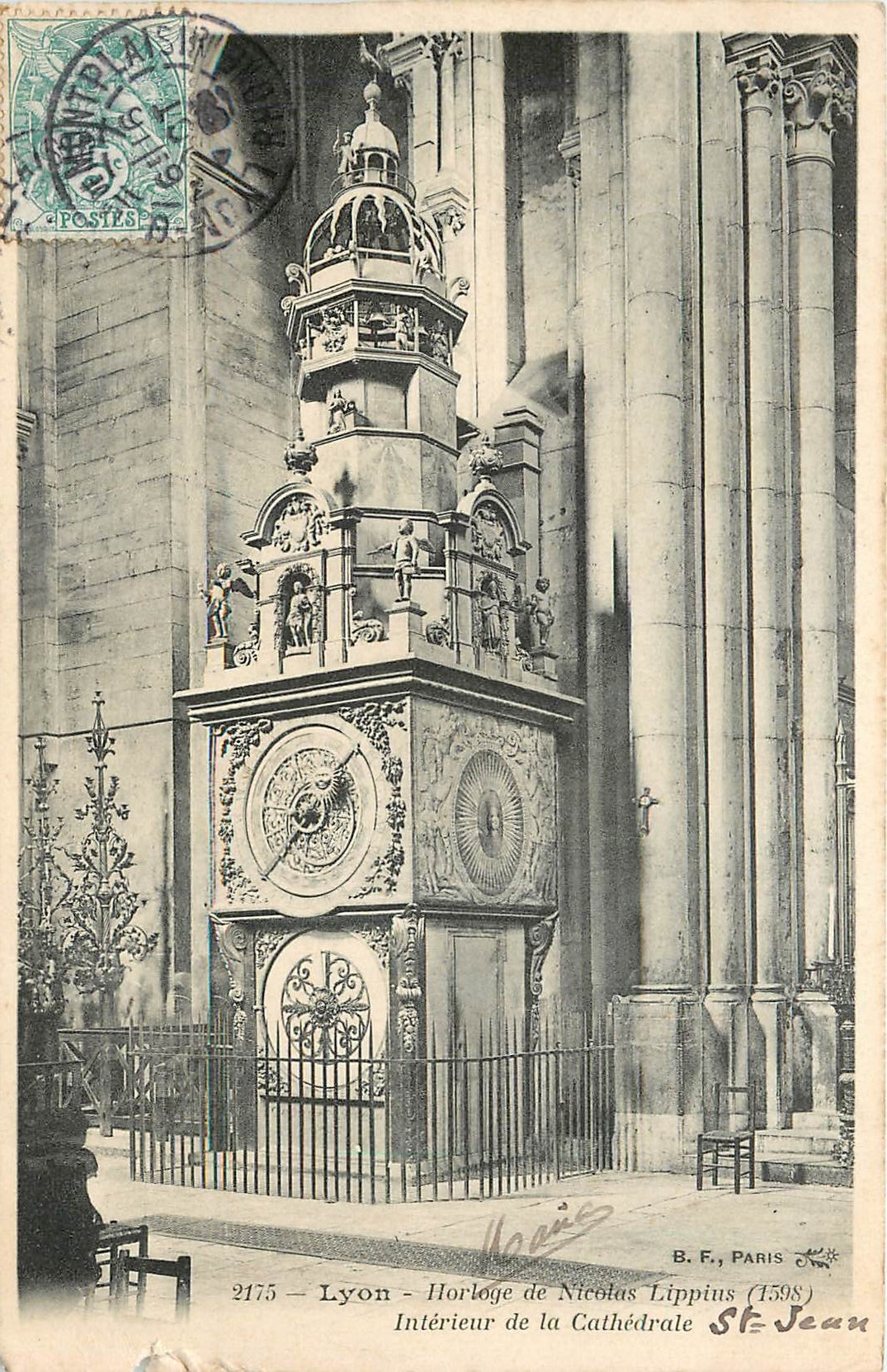CPA Lyon Horloge de Nicolas Lippins