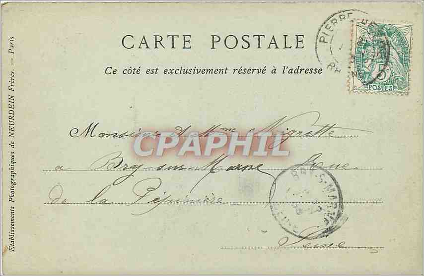 CPA Lyon - La Saone et les Quais Bateau — Rückseite