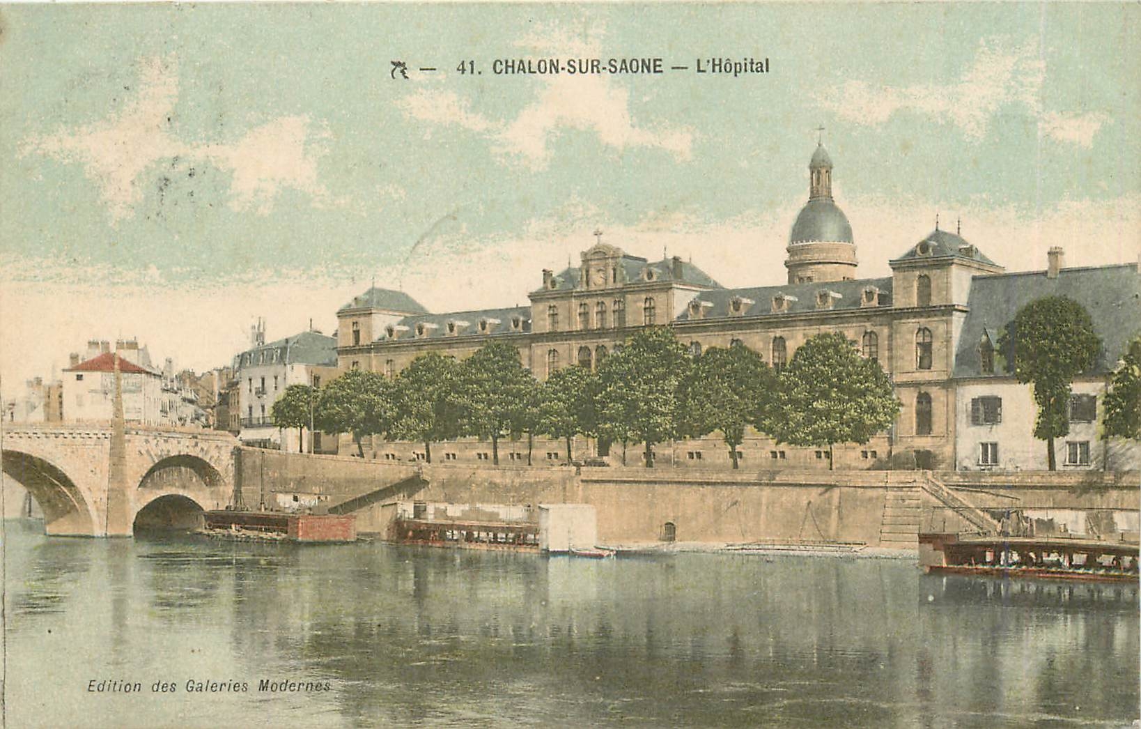 CPA Chalon sur Saone L'Hopital