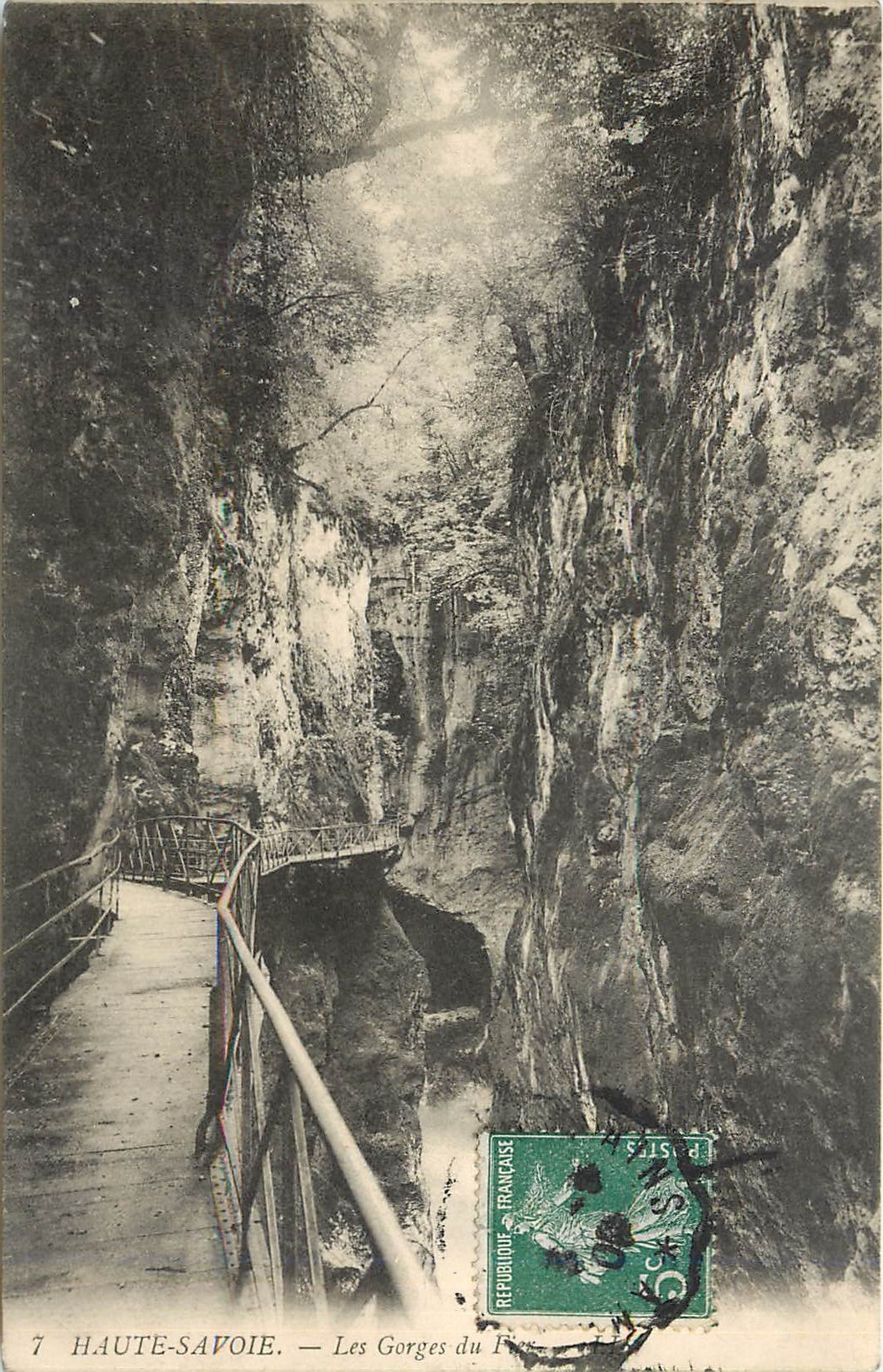 HAUTE-SAVOIE — Les Gorges du Fier — éditeur inconnu, n°7