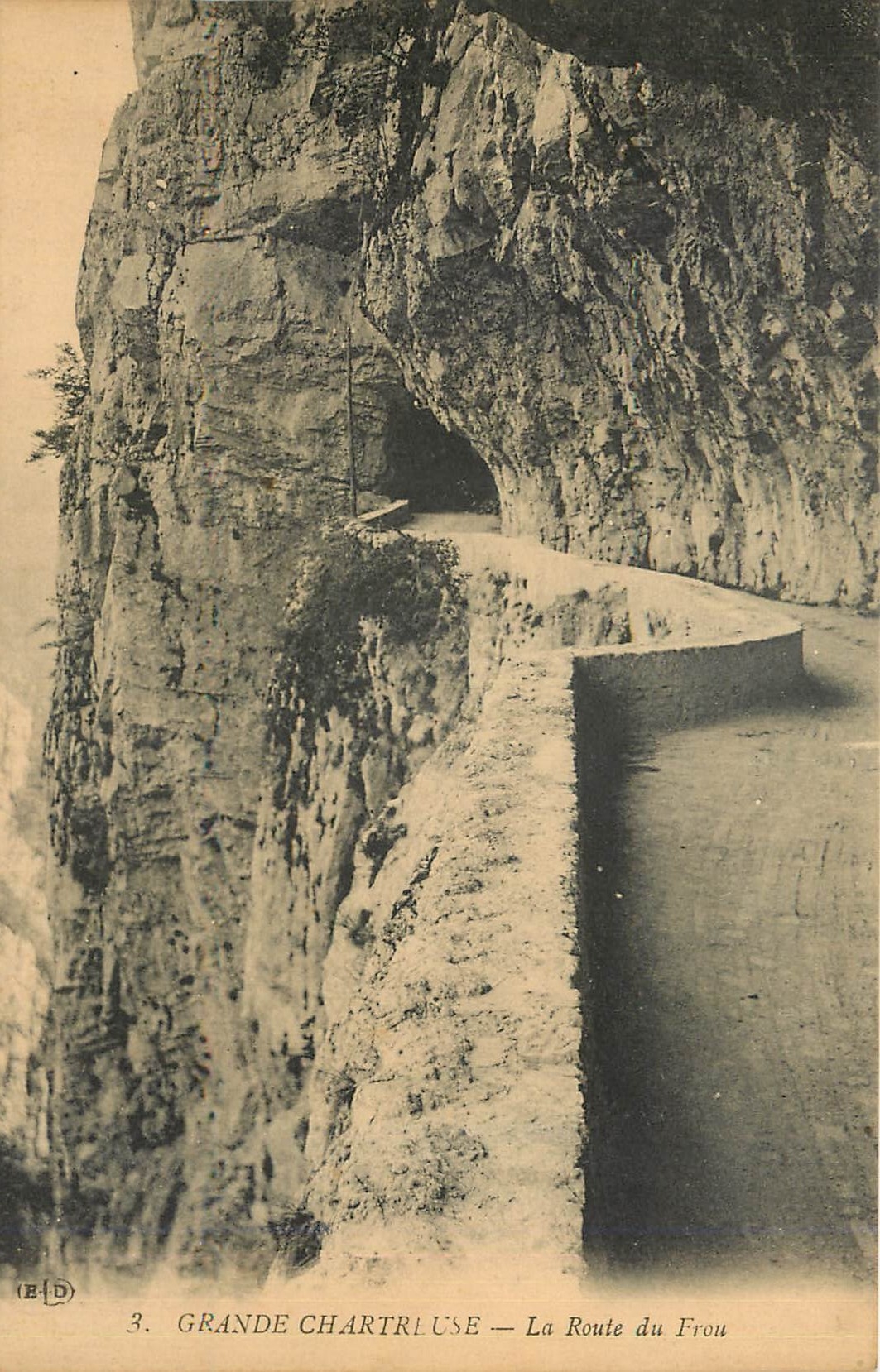 Grande Chartreuse — La Route du Frou — Éditeur E.D. n°3