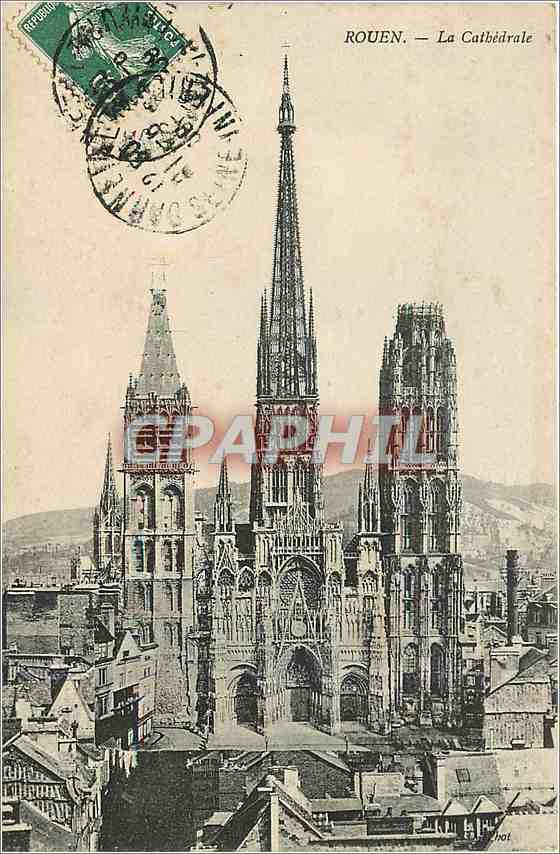 CPA Rouen - La Cathedrale
