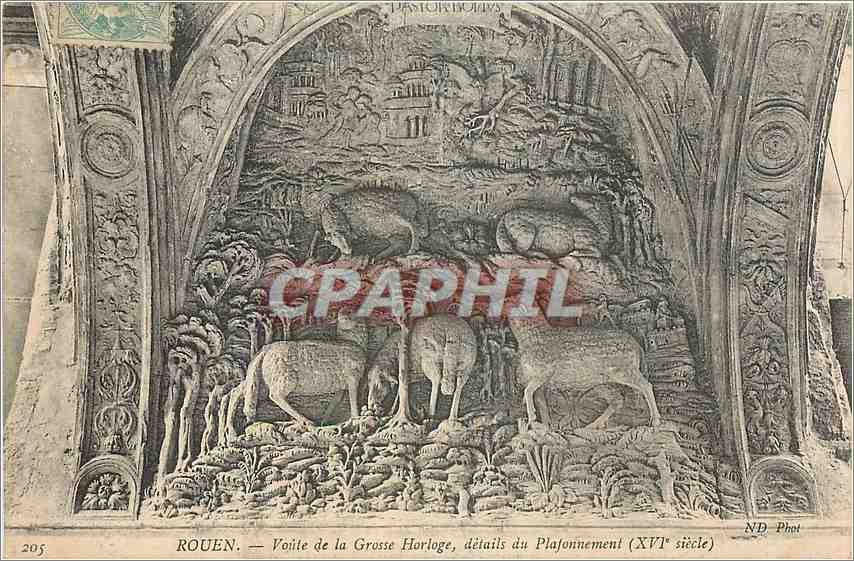 CPA Rouen - Voute de la Grosse Horloge