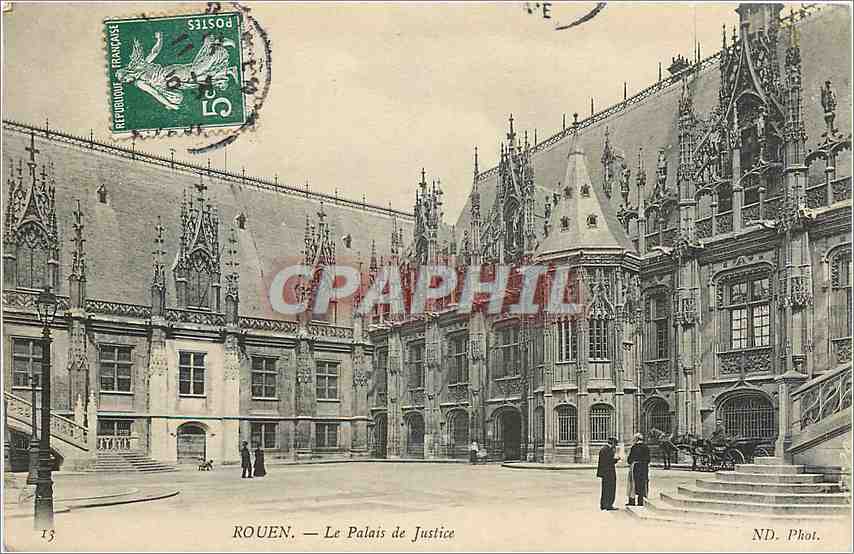 CPA Rouen - Le Palais de Justice