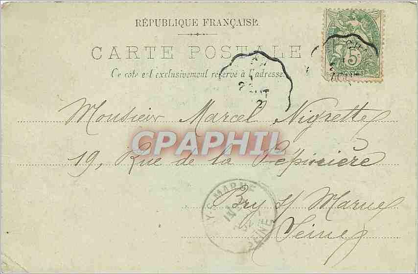 CPA Le Havre - Le Boulevard Maritime et la Heve — Rückseite