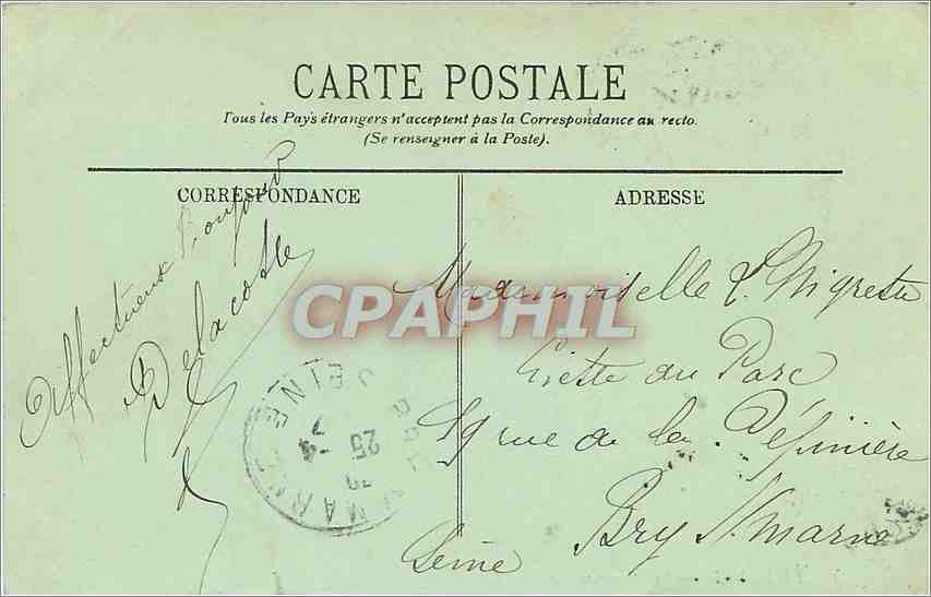 CPA Le Havre vu Panoramique — Verso