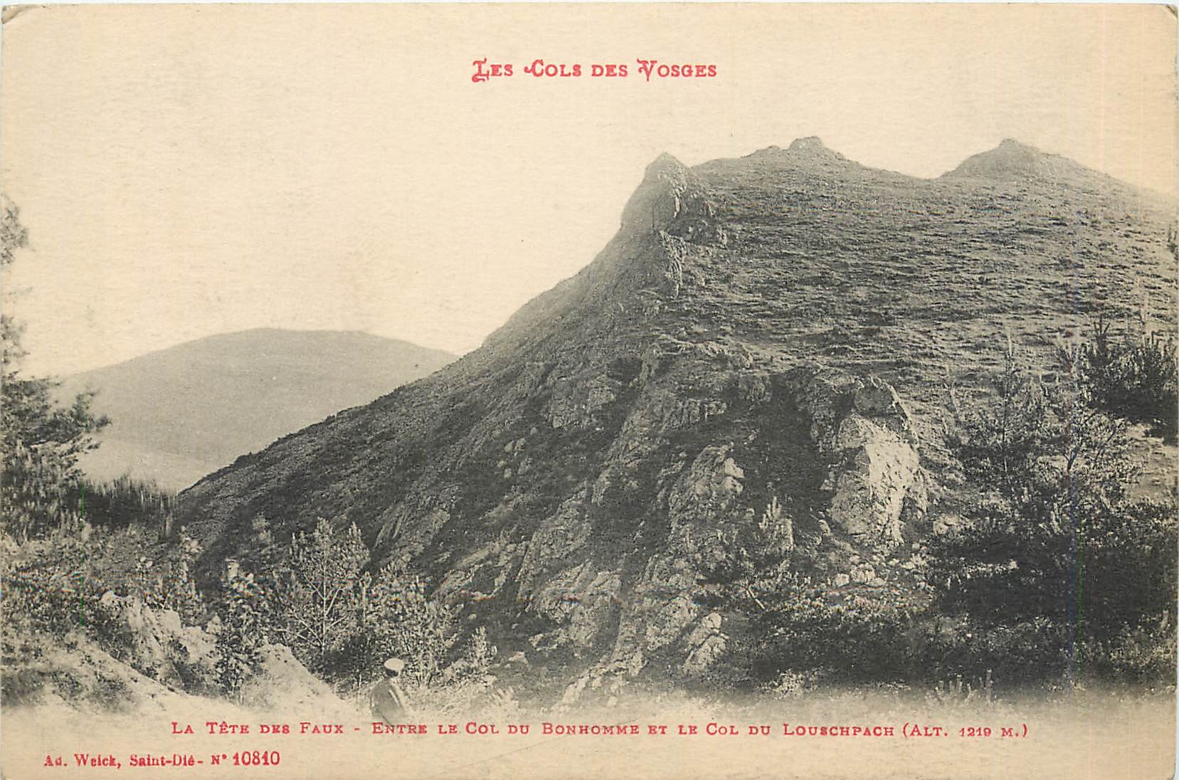 CPA La Tete des Faux - Entre le Col du Bonhomme et le Col du Louschpach