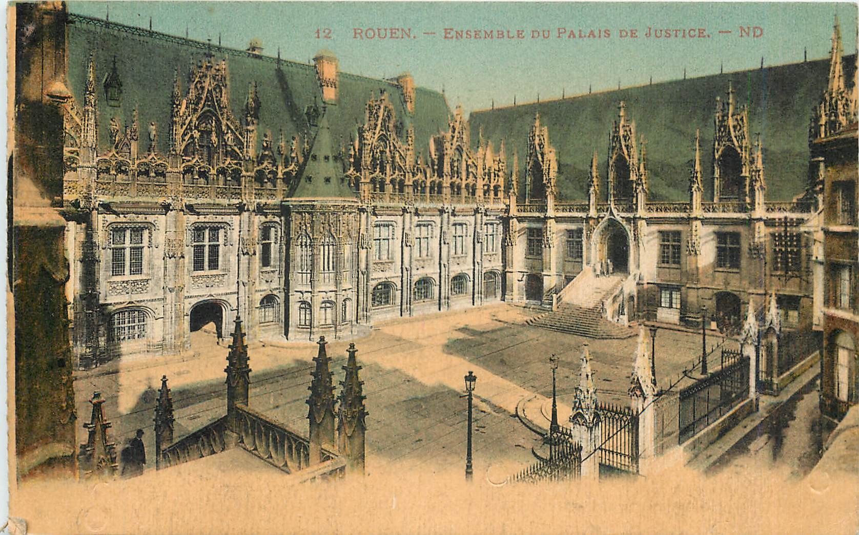 CPA Rouen Ensemble du Palais de Justice