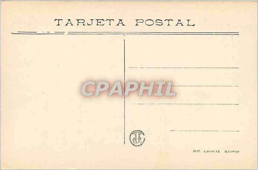 CPA Goya El Gneral Urritia — Verso