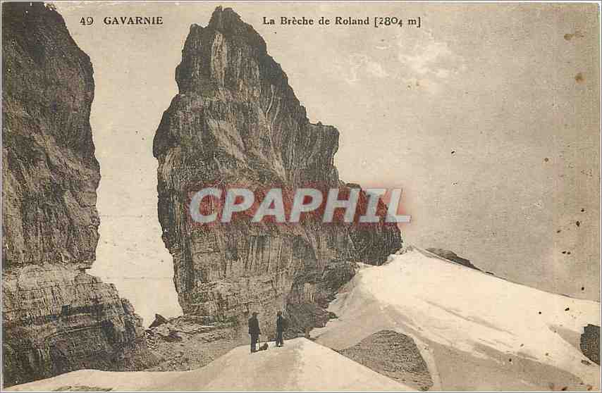 CPA Gavarnie La Breche de Roland