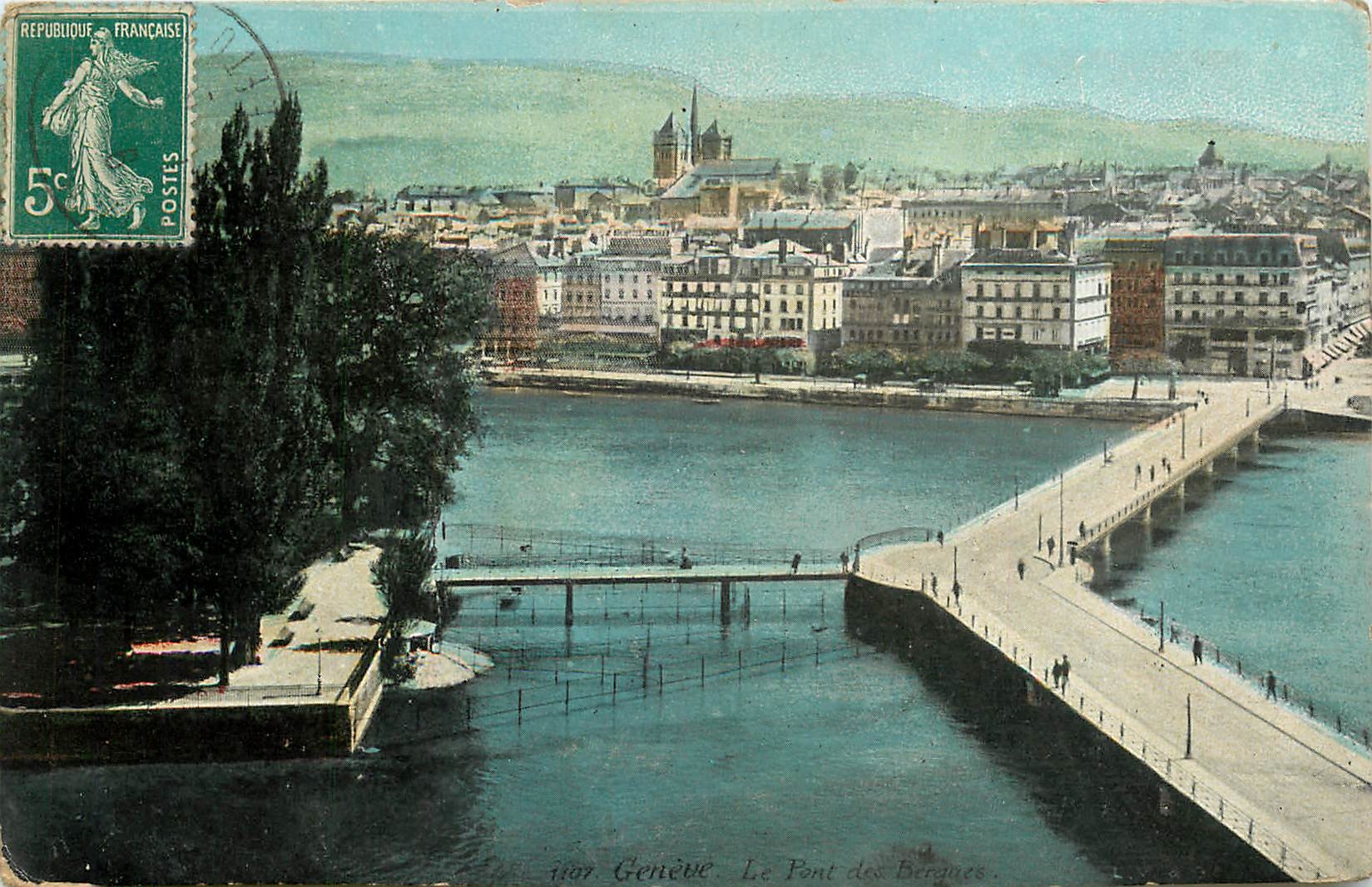 CPA Geneve Le Pont 